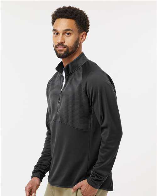 Adidas A587 Quarter-Zip Pullover - Black - HIT a Double - 3