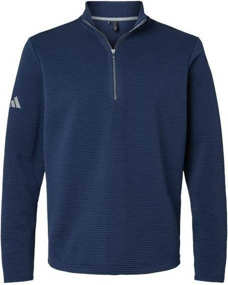 Adidas A588 Spacer Quarter-Zip Pullover - Collegiate Navy - HIT a Double - 1