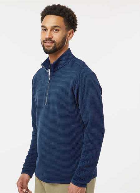 Adidas A588 Spacer Quarter-Zip Pullover - Collegiate Navy - HIT a Double - 3