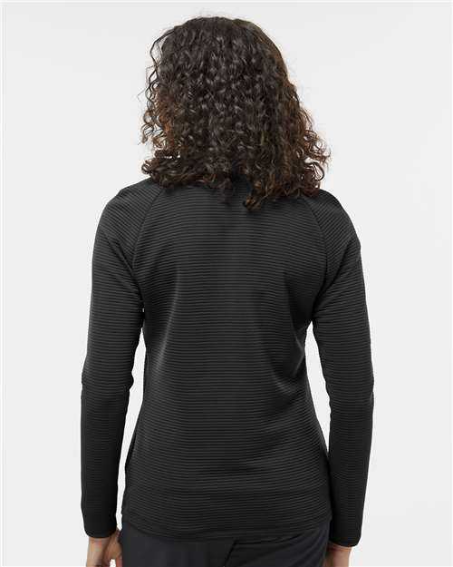 Adidas A589 Women&#39;s Spacer Quarter-Zip Pullover - Black - HIT a Double - 4