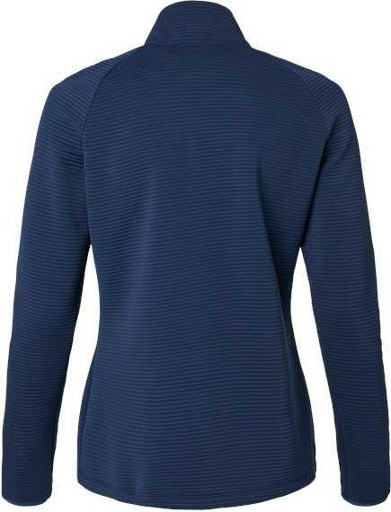 Adidas A589 Women&#39;s Spacer Quarter-Zip Pullover - Collegiate Navy - HIT a Double - 5