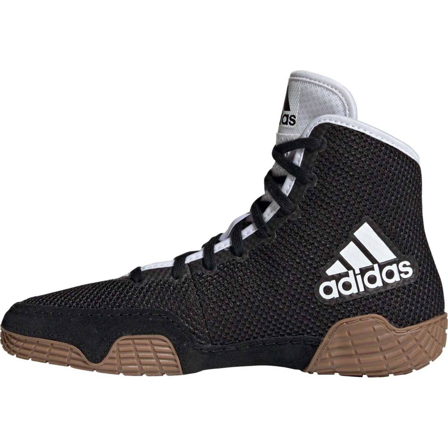 Adidas 230 Tech Fall 2.0 Wrestling Shoes - Black White - HIT A Double