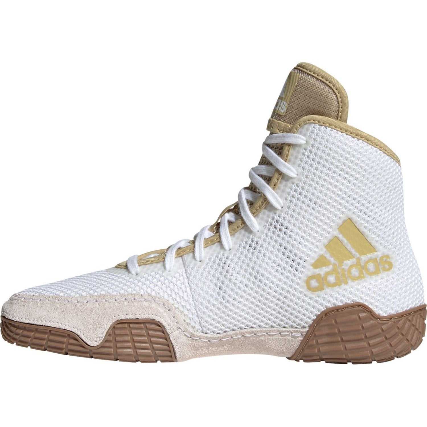 Adidas 231 Tech Fall 2.0 Youth Wrestling Shoes - White Vegas Gold - HIT a Double
