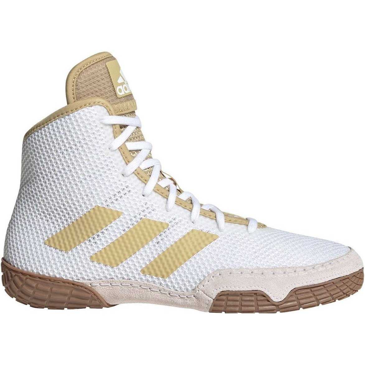 Adidas 231 Tech Fall 2.0 Youth Wrestling Shoes - White Vegas Gold