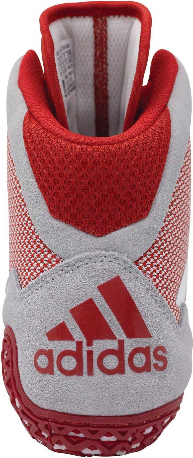 Adidas 232 Mat Wizard 5 Wrestling Shoes - Red Gray White