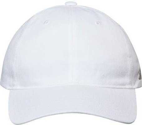 Adidas A12S Sustainable Organic Relaxed Cap - White - HIT a Double - 1