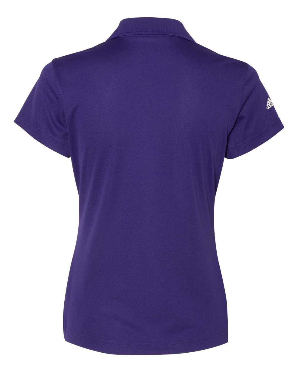 Adidas A131 Women&#39;s Basic Sport Shirt - Collegiate Purple White - HIT a Double
