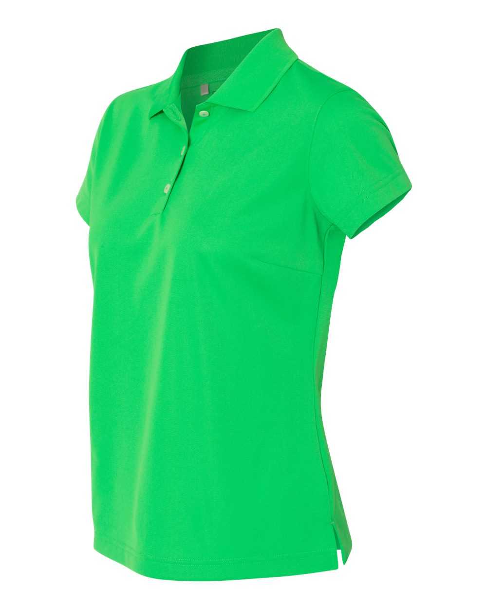 Adidas A131 Women's Basic Sport Shirt - Solar Lime White - HIT a Double