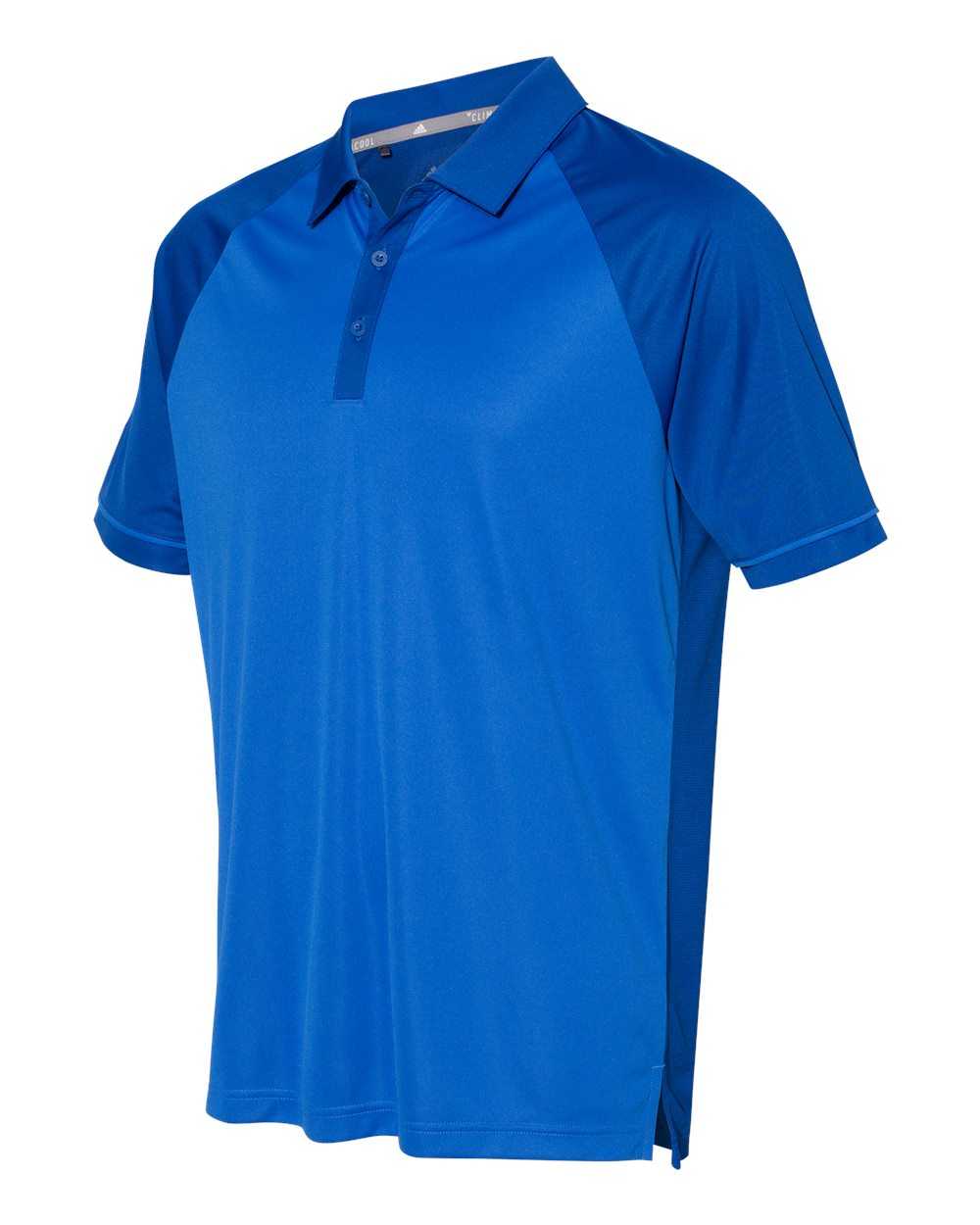 Adidas A207 Jacquard Raglan Sport Shirt - Collegiate Royal Blue - HIT a Double