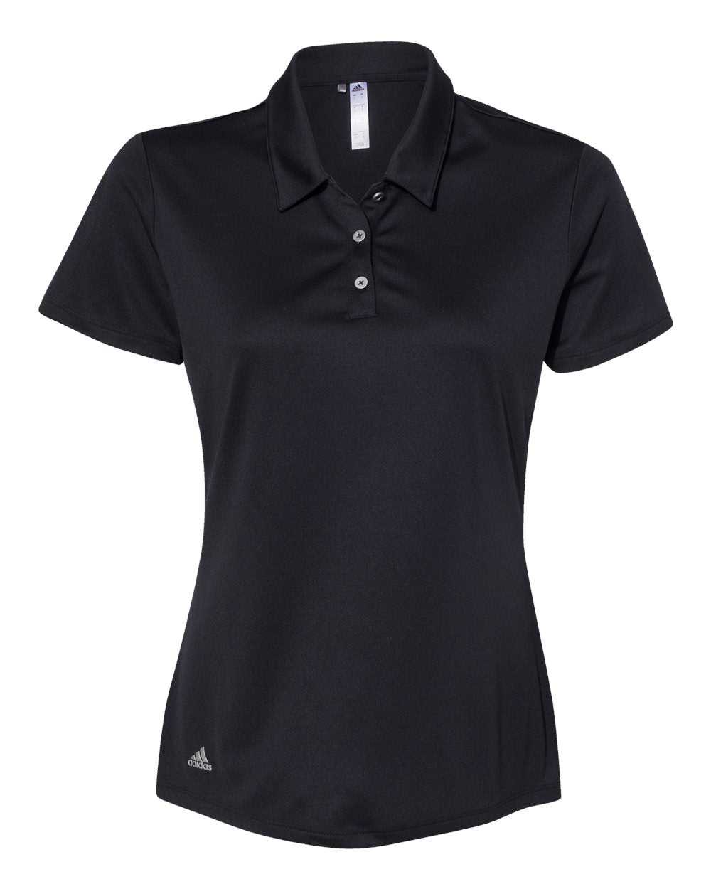 Adidas A231 Women's Performance Sport Shirt - Black - HIT a Double