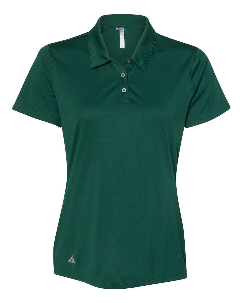 Adidas A231 Women&#39;s Performance Sport Shirt - Collegiate Green - HIT a Double
