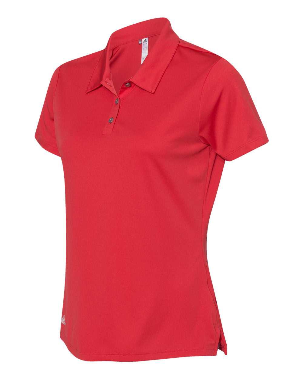 Adidas A231 Women&#39;s Performance Sport Shirt - Collegiate Red - HIT a Double