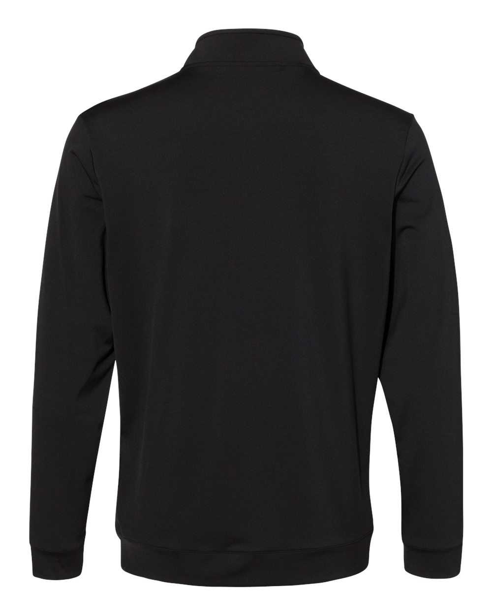 Adidas A295 Performance Textured Quarter-Zip Pullover - Black - HIT a Double