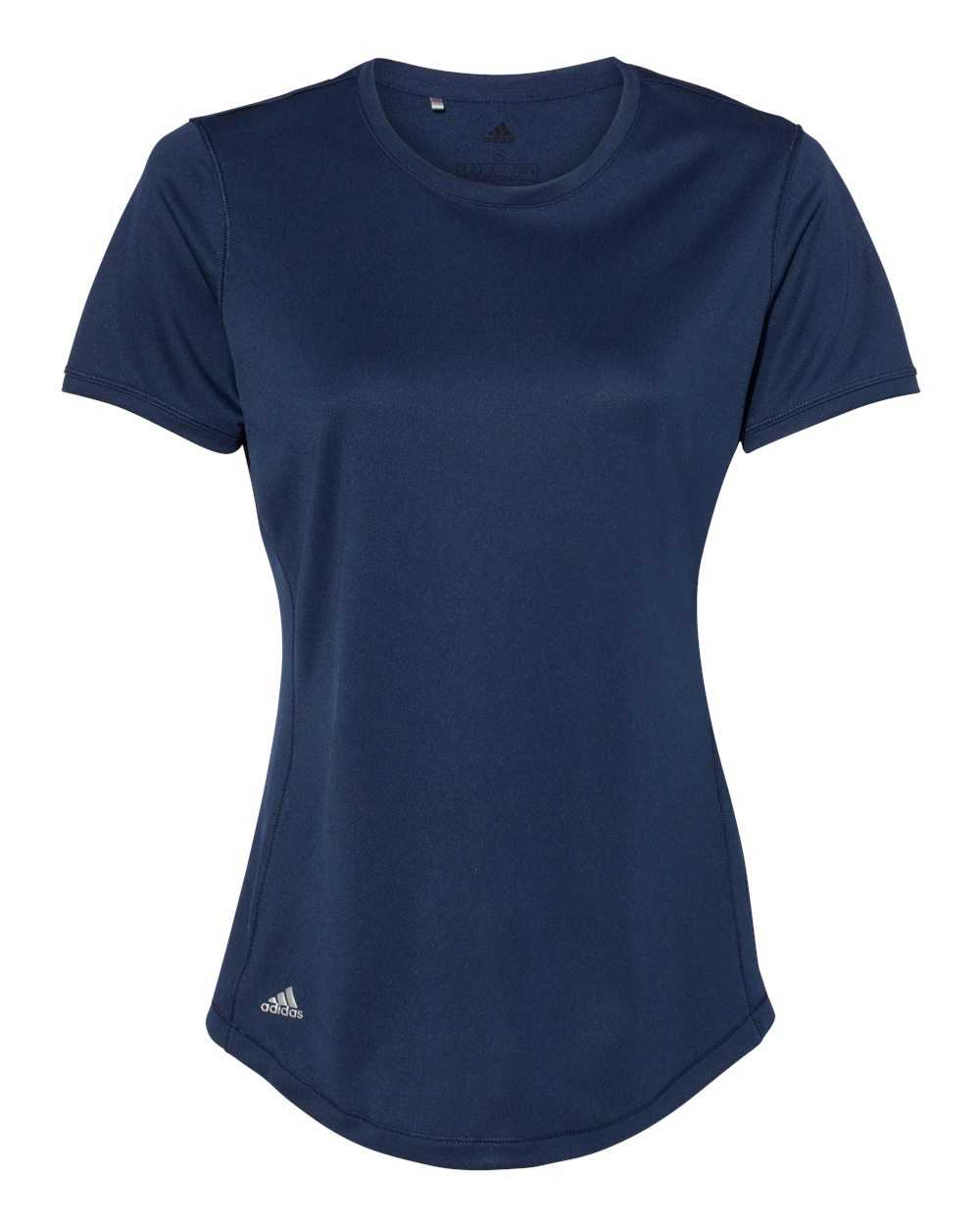 Adidas A377 Women&#39;s Sport T-Shirt - Collegiate Navy - HIT a Double