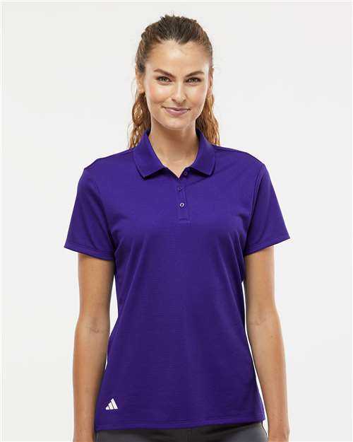 Adidas A431 Women's Basic Sport Polo - Collegiate Purple - HIT a Double - 1