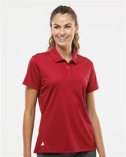 Adidas A431 Women's Basic Sport Polo - Power Red - HIT a Double - 1