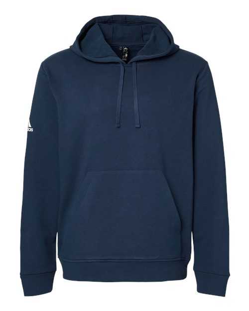 Adidas A432 Fleece Hooded Sweatshirt - Collegiate Navy - HIT a Double
