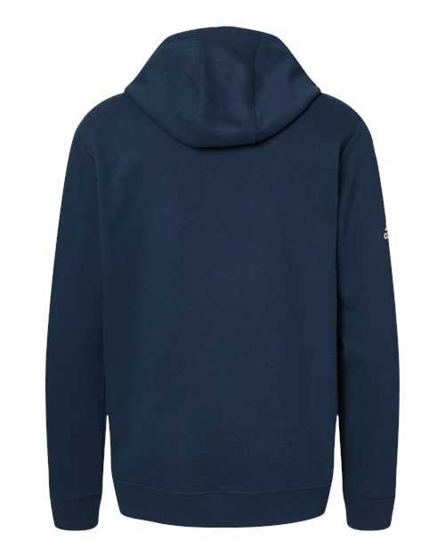 Adidas A432 Fleece Hooded Sweatshirt - Collegiate Navy - HIT a Double