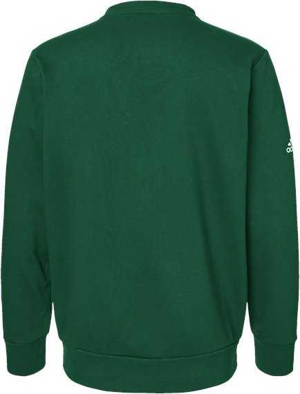 Adidas A434 Fleece Crewneck Sweatshirt - Collegiate Green - HIT a Double - 5