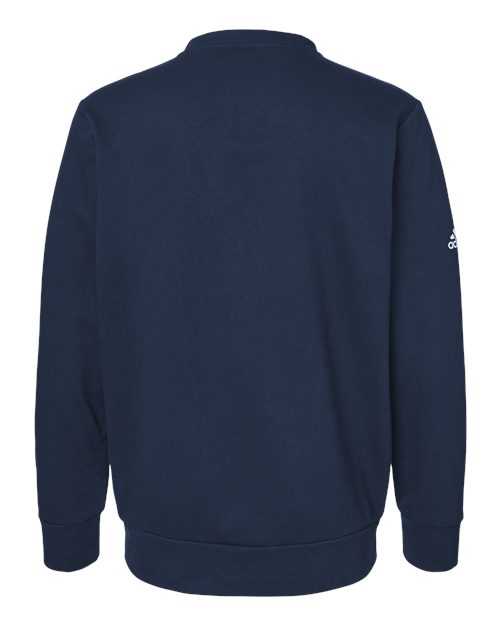 Adidas A434 Fleece Crewneck Sweatshirt - Collegiate Navy - HIT a Double
