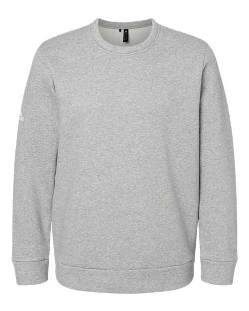 Adidas A434 Fleece Crewneck Sweatshirt - Grey Heather - HIT a Double
