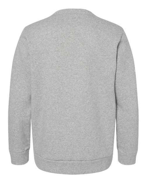Adidas A434 Fleece Crewneck Sweatshirt - Grey Heather - HIT a Double
