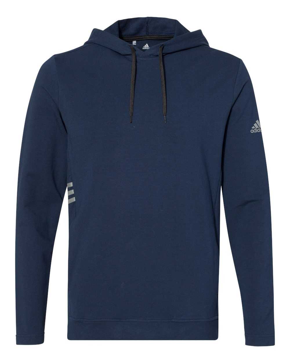 Adidas A450 Lightweight Hooded Sweatshirt - Collegiate Navy - HIT a Double