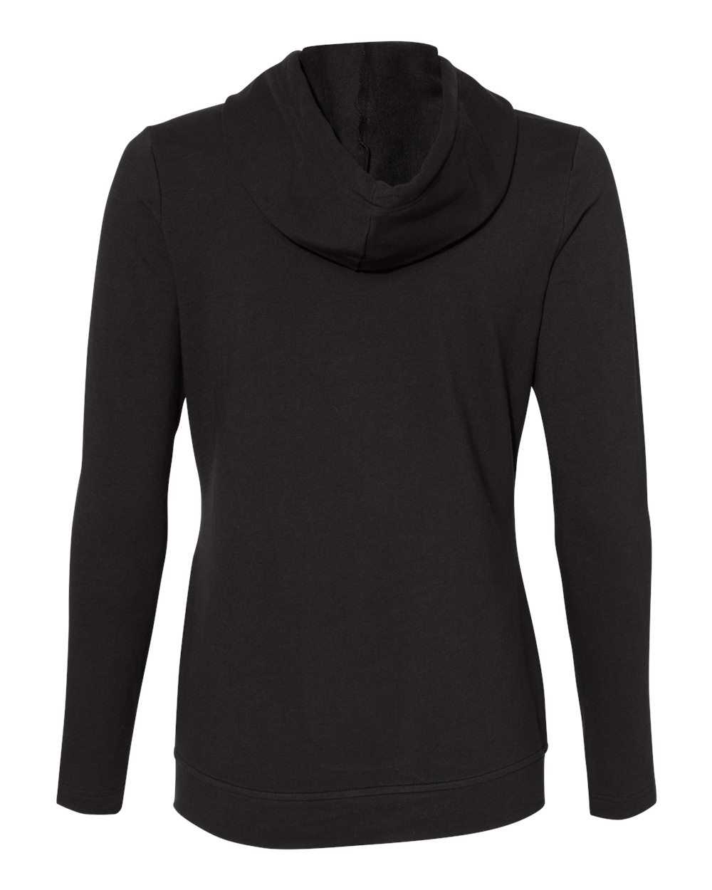 Adidas A451 Women&#39;s Lightweight Hooded Sweatshirt - Black - HIT a Double
