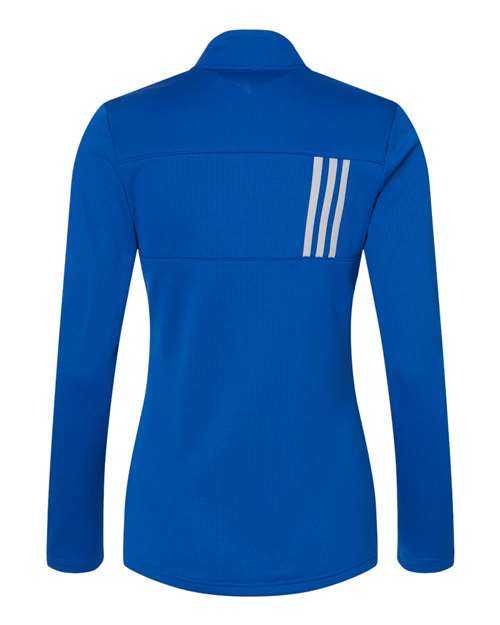 Adidas A483 Women&#39;s 3-Stripes Double Knit Full-Zip - Team Royal Grey Two - HIT a Double