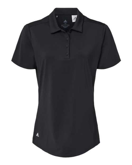 Adidas A515 Women&#39;s Ultimate Solid Polo - Black - HIT a Double