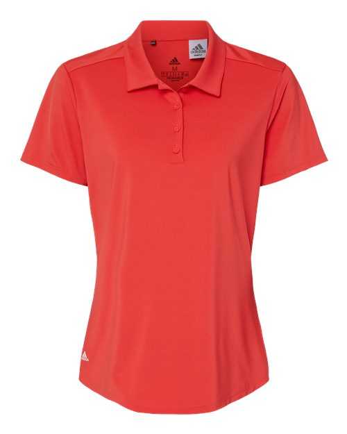Adidas A515 Women&#39;s Ultimate Solid Polo - Real Coral - HIT a Double