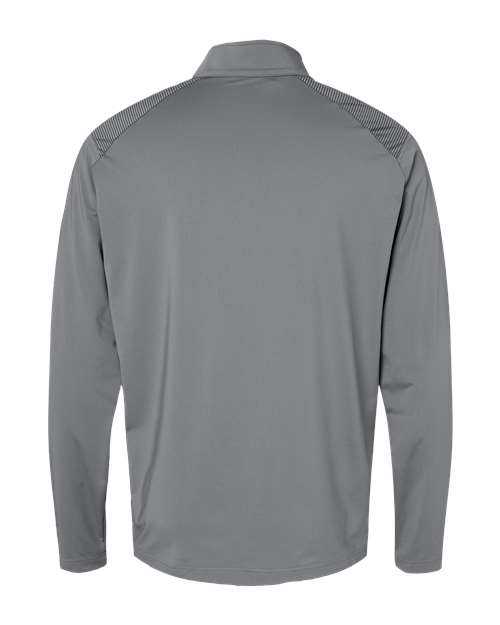 Adidas A520 Shoulder Stripe Quarter-Zip Pullover - Grey Three - HIT a Double