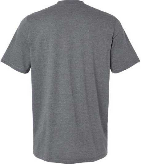 Adidas A556 Blended T-Shirt - Dark Gray Heather - HIT a Double - 5