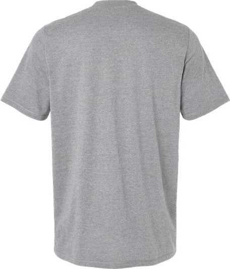 Adidas A556 Blended T-Shirt - Medium Gray Heather&quot; - &quot;HIT a Double
