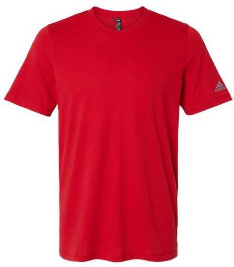 Adidas A556 Blended T-Shirt - Power Red&quot; - &quot;HIT a Double