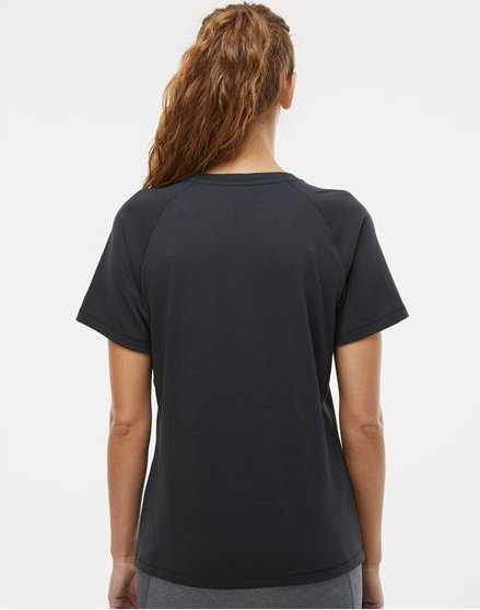 Adidas A557 Women&#39;s Blended T-Shirt - Black&quot; - &quot;HIT a Double