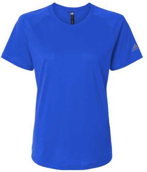 Adidas A557 Women&#39;s Blended T-Shirt - Collegiate Royal&quot; - &quot;HIT a Double
