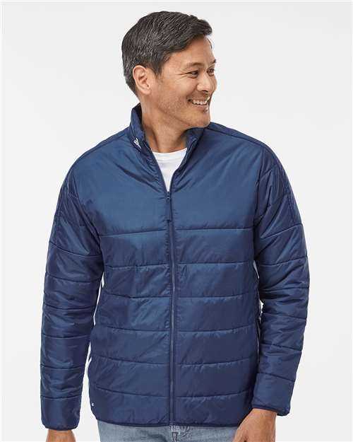 Adidas A570 Puffer Jacket - Team Navy Blue&quot; - &quot;HIT a Double