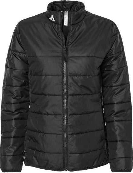 Adidas A571 Women's Puffer Jacket - Black" - "HIT a Double