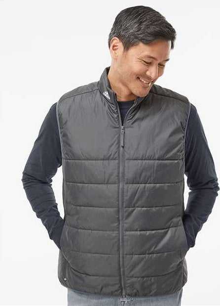 Adidas A572 Puffer Vest - Gray Five - HIT a Double