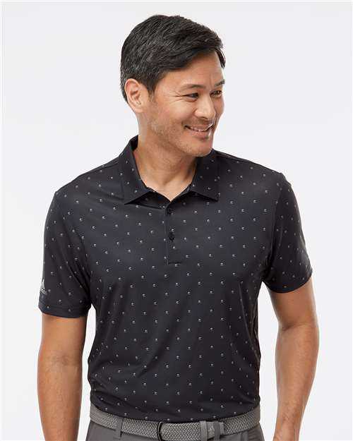 Adidas A574 Pine Tree Polo - Black Gray Three&quot; - &quot;HIT a Double