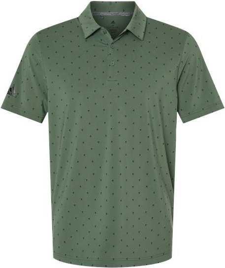 Adidas A574 Pine Tree Polo - Green Oxide Black&quot; - &quot;HIT a Double
