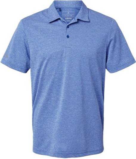 Adidas A582 Heathered Polo - Collegiate Royal Melange - HIT a Double - 1
