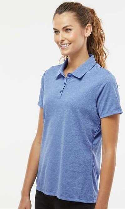 Adidas A583 Women&#39;s Heathered Polo - Collegiate Royal Melange - HIT a Double - 3