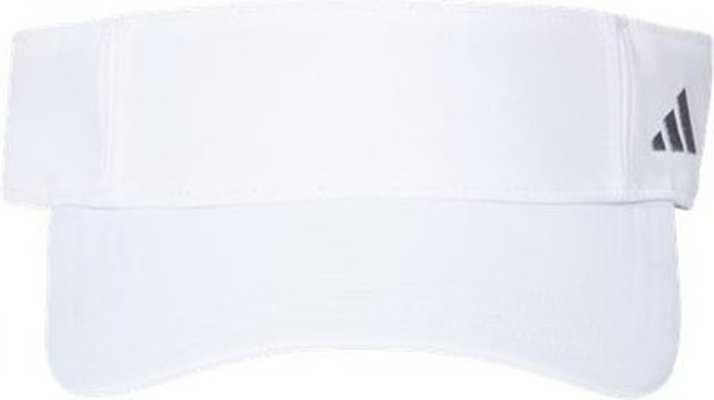 Adidas A653S Sustainable Performance Visor - White - HIT a Double - 1