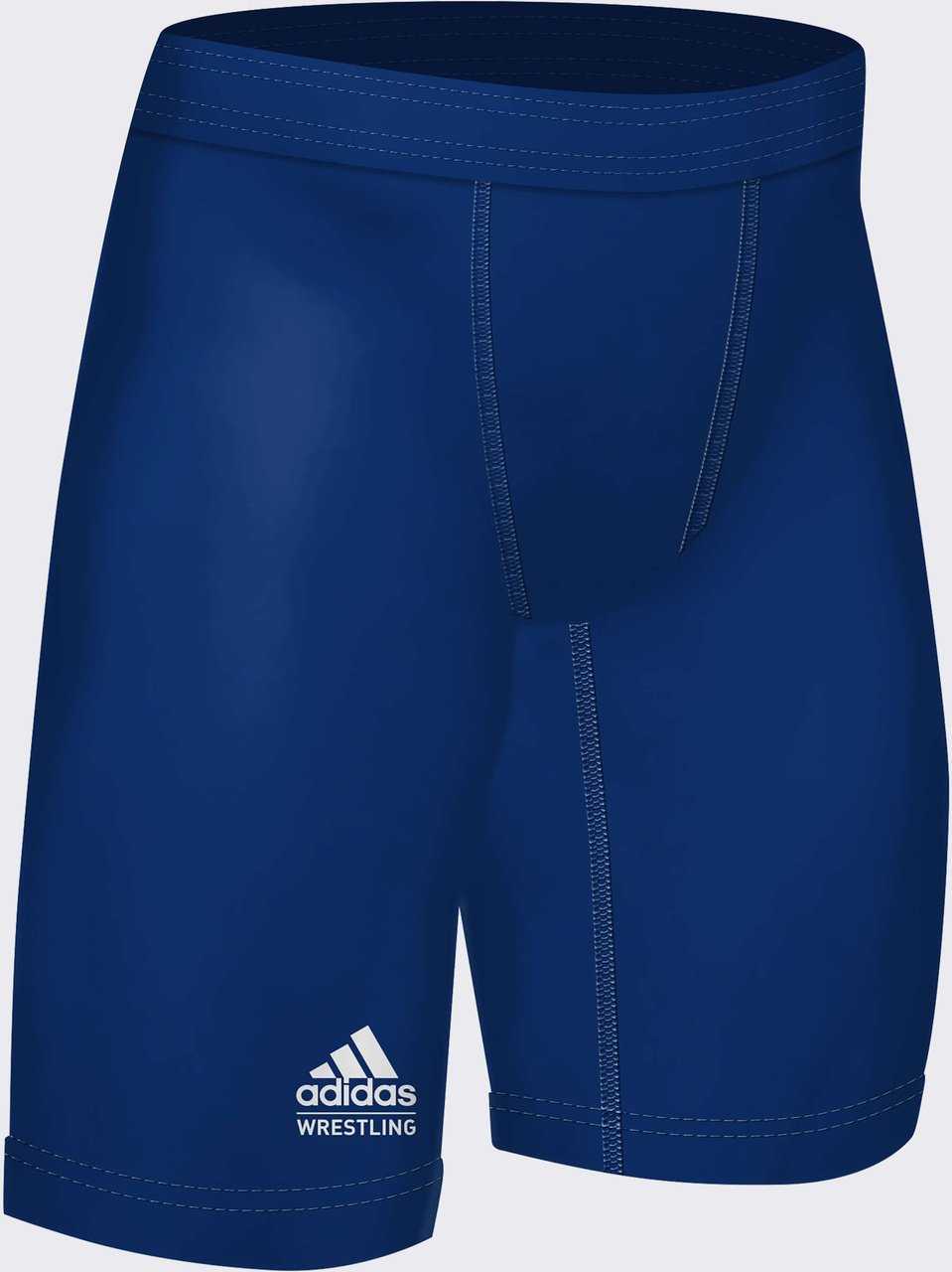Adidas aA301s Compression Shorts - Royal - HIT a Double