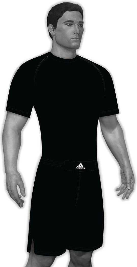 Adidas aA502s Compression Wrestling Shirt - Black - HIT a Double