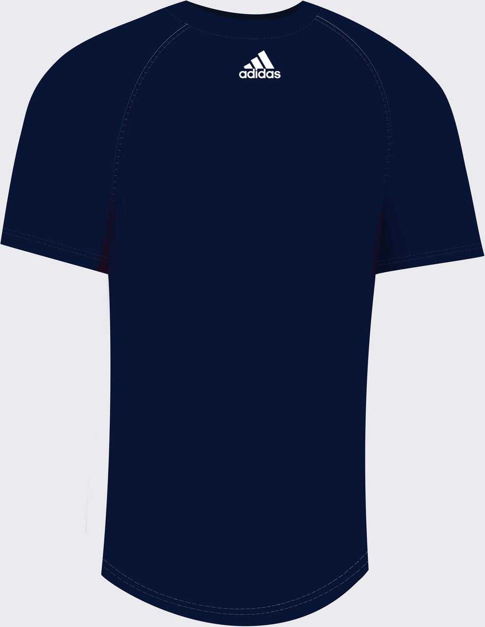 Adidas aA502s Compression Wrestling Shirt - Navy - HIT a Double
