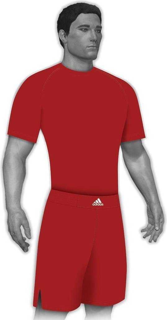 Adidas aA502s Compression Wrestling Shirt - Red - HIT a Double