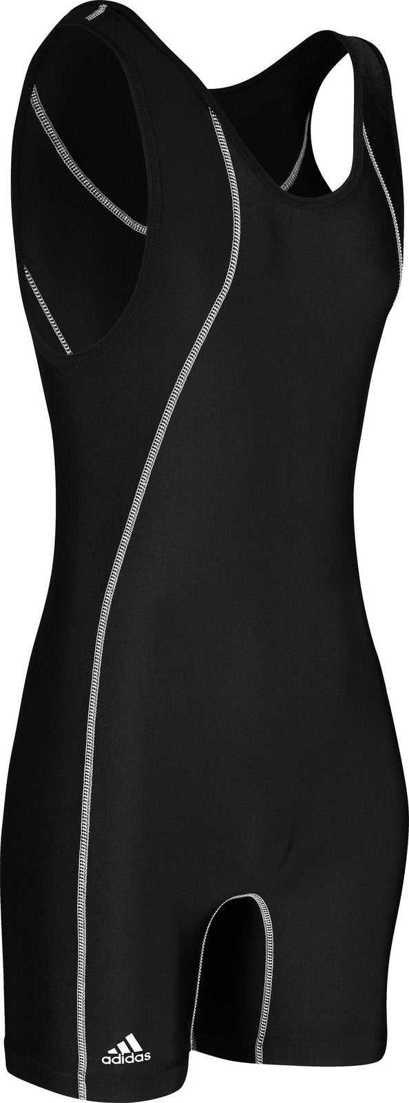 Adidas aS107s Wrestling Singlet - Black Black - HIT a Double